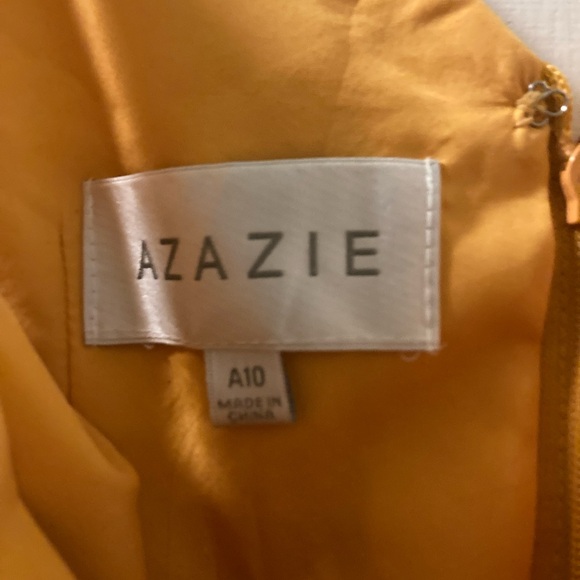 Worn once! Golden yellow ankle length formal dress-bridesmaid, homecoming, prom - Picture 9 of 9